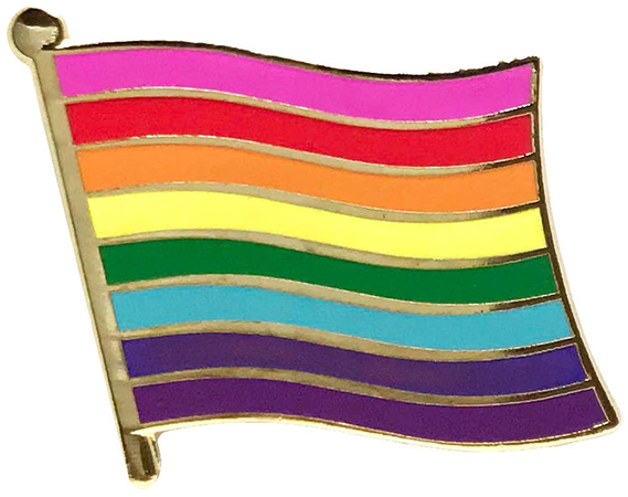 original pride flag pin