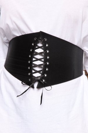 Call On Me Corset Belt - Black - Accessories - Fashion Nova