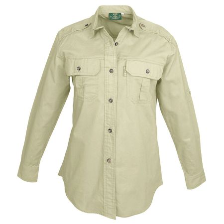 Safari Trail Shirt for women with Epaulettes and Double Flap Pockets in Long Sleeves by Tag Safari | TAG® Safari