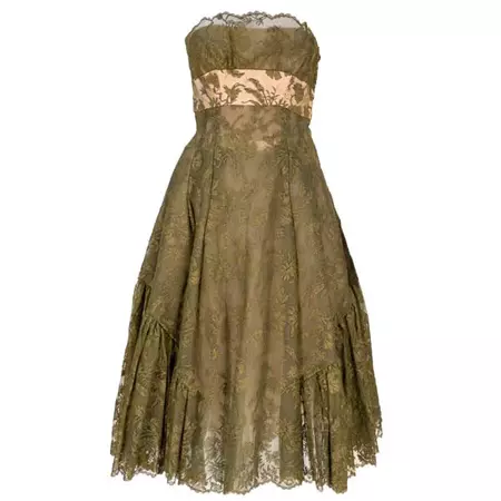 1950s Lanvin Lace Dress - MRS Couture