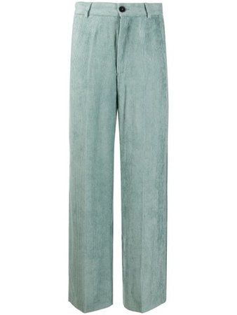 Shop blue Forte Forte corduroy wide leg trousers with Express Delivery - Farfetch