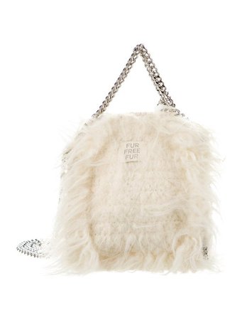 Stella McCartney Faux Fur Mini Falabella Crossbody Bag - Handbags - STL127327 | The RealReal