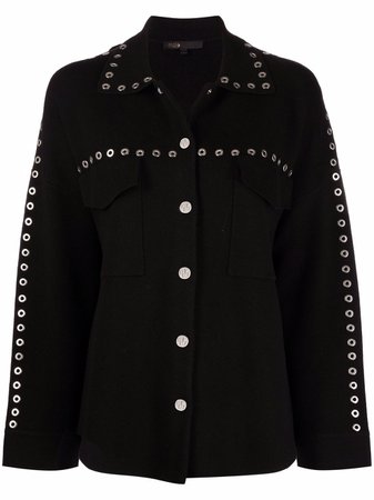 Shop Maje embellished button-down cardigan with Express Delivery - FARFETCH