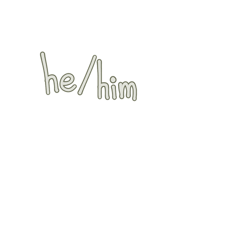 he/him pronouns