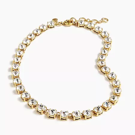Swarovski crystal dot necklace : Women statement | J.Crew