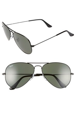 Ray-Ban Standard Original 58mm Aviator Sunglasses | Nordstrom