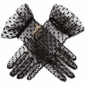 polka dot gloves