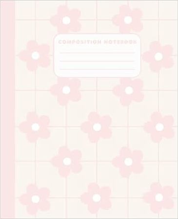 Composition Notebook: Wide Ruled Lined Paper Journal | Pink Flowers Pattern Workbook for Girls Teens Students School Work and College: Studio, Vivi Book: 9798827642343: Amazon.com: Books