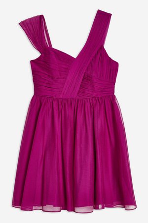 Ruched Purple Mini Dress | Topshop