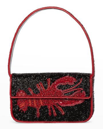 Staud Tommy Floral Shoulder Bag | Neiman Marcus