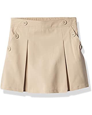 Amazon.com: French Toast Girls' Front Pleated Skirt with Tabs, Khaki, 10,Big Girls: Clothing, Shoes & Jewelry