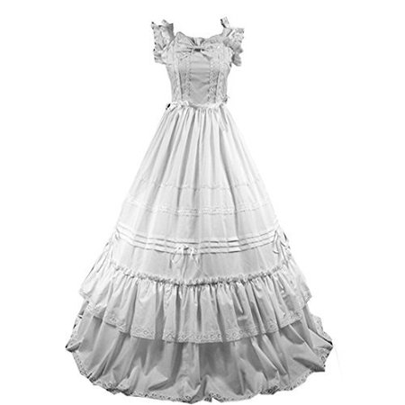 white old dress