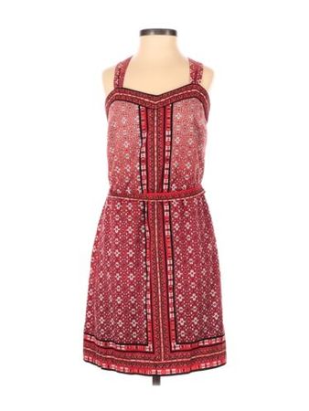 White House Black Market Women Red Casual Dress XXS | eBay