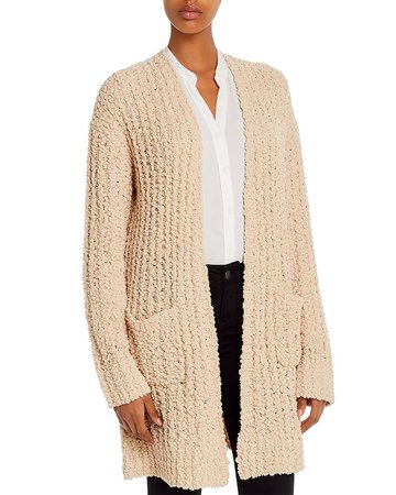 Alison Andrews Textured Open-Front Knit Cardigan | Bloomingdale's