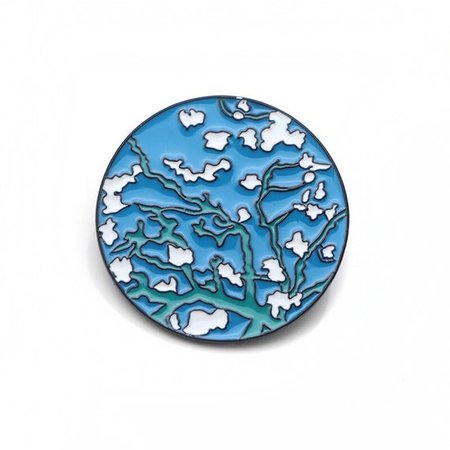 Vincent Van Gogh Enamel Pin Badge Brooch Button Backpack | Etsy