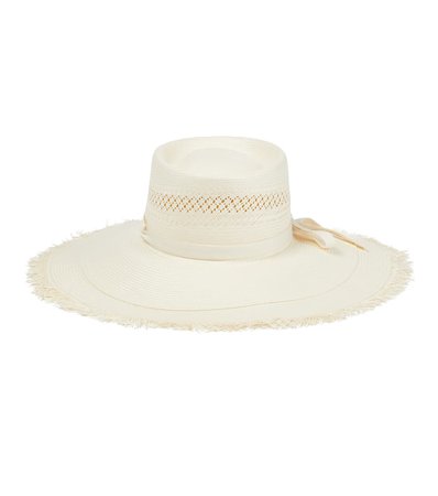 Zimmermann frayed raffia sun hat