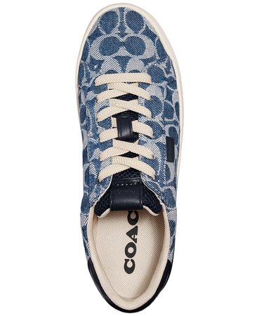 COACH Women's Lowline Sneakers & Reviews - Athletic Shoes & Sneakers - Shoes - Macy's blue