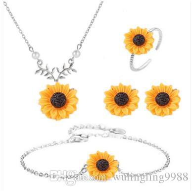 sunflower jewelry sets earrings - Google Search