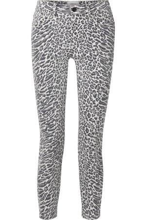 Current/Elliott | The Stiletto leopard-print mid-rise skinny jeans | NET-A-PORTER.COM