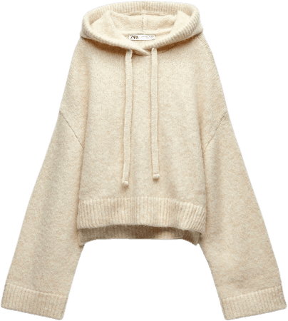 Zara Cropped Knit Sweater