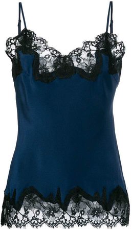 lace-trimmed camisole top