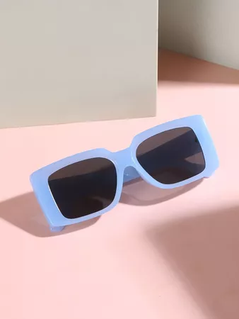Acrylic Frame Tinted Lens Sunglasses | SHEIN USA