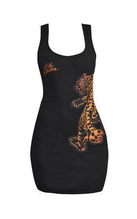 Prettylittlething Black Graphic Bodycon Dress | PrettyLittleThing USA