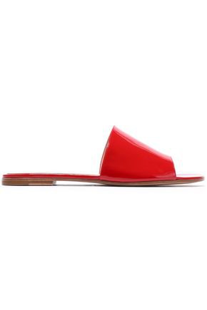 Capri patent-leather slides | GIANVITO ROSSI | Sale up to 70% off | THE OUTNET