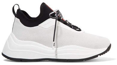 America's Cup Rubber, Nylon And Mesh Sneakers - White