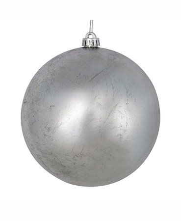 Vickerman Set of 4 6" Silver Foil Ornaments