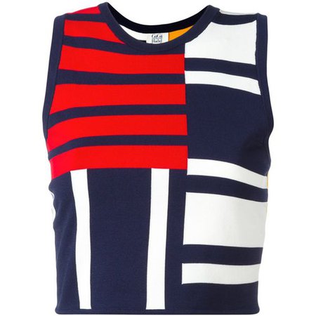 Tommy Hilfiger Cropped Patchwork Tank