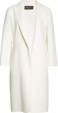 Loro Piana Edric Open Front Double Cloth Linen Coat | Nordstrom