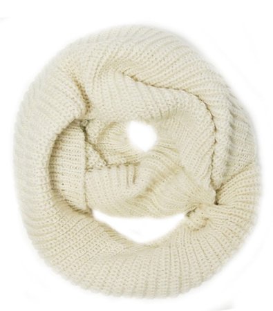 white infinity scarf