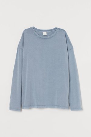 Long-sleeved Top - Gray
