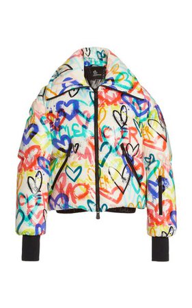 3 Moncler Grenoble Heart-Print Puffer Jacket By Moncler Genius | Moda Operandi