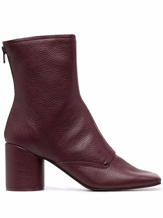 Shop MM6 Maison Margiela square-toe ankle boots with Express Delivery - FARFETCH