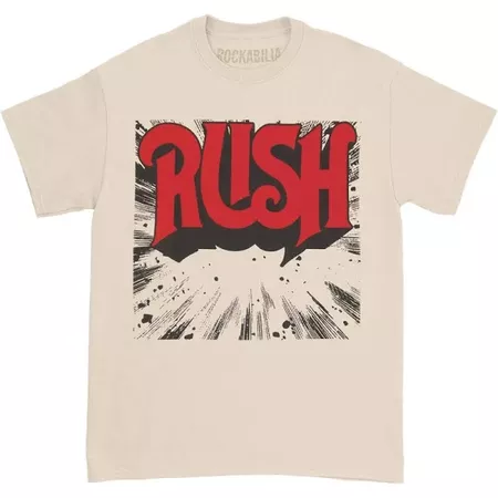 Rush Starburst Logo T-Shirt - Large | Google Shopping