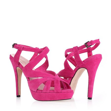 ~Pink Heeled Sandals~