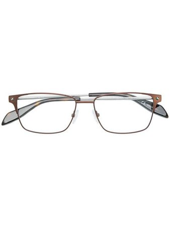 Alexander McQueen Eyewear rectangle frame glasses