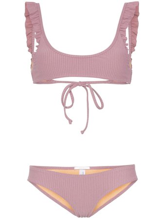 Made By Dawn petal frill detail bikini $300 - Buy Online - Mobile Friendly, Fast Delivery, Price