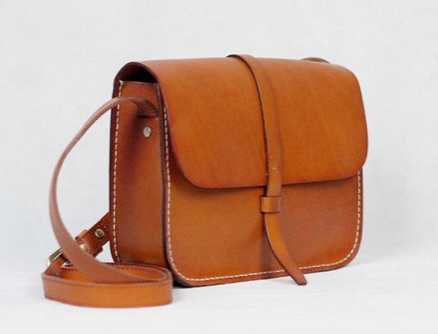 camel leather bag