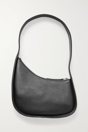 Black Half Moon leather shoulder bag | The Row | NET-A-PORTER