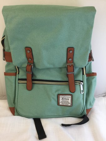 Kenox Vintage Laptop Backpack College Backpack School Bag (KF) - Backpacks & Bookbags