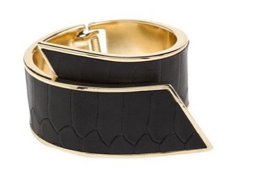 black cuff bracelet