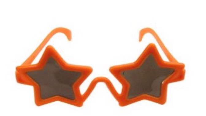 orange star sunglasses