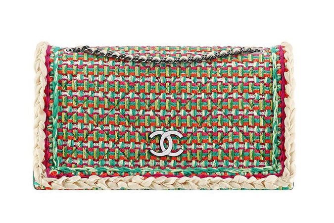 green red chanel bag