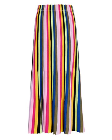 Amur Annika Striped Knit Midi Skirt | INTERMIX®