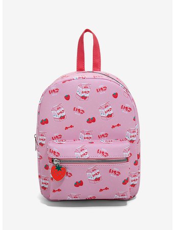 Strawberry Milk Mini Backpack