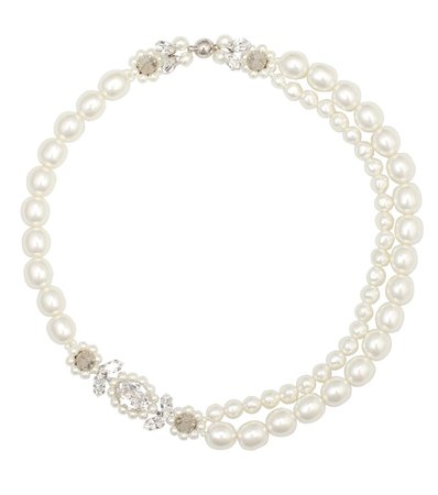 Crystal And Faux-Pearl Necklace | Simone Rocha - Mytheresa