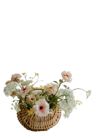 floral basket filler png cottagecore